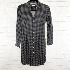 Untuckit for Her Black & White Dotted Long Sleeve Dress Women's Size 0 - Bild 1 von 10