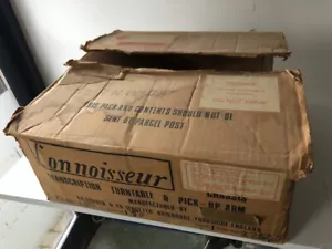 Raro tocadiscos A.R Sugden Connoisseur BD-2 transmisión por correa caja original e instrucciones - Imagen 1 de 19