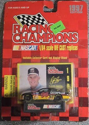 Stock car Nascar David Green Caterpillar 1997 Racing Champions em escala 1/64 - Imagem 1 de 2