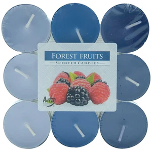 Duftkerzen FOREST FRUITS 1 x 18 Stück Teelichter Duftteelichter Waldfrucht Duft - Picture 1 of 1