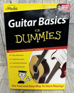 E Media Guitar Basics For Dummies Win/Mac Cd Rom New BN5 - Picture 1 of 4