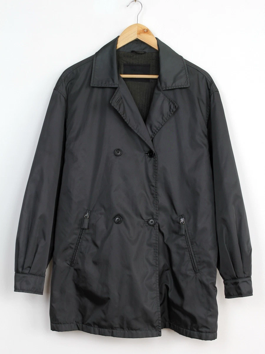 prada sport sgv732 coat size 54 PRADA Black Coats, Jackets & Vests