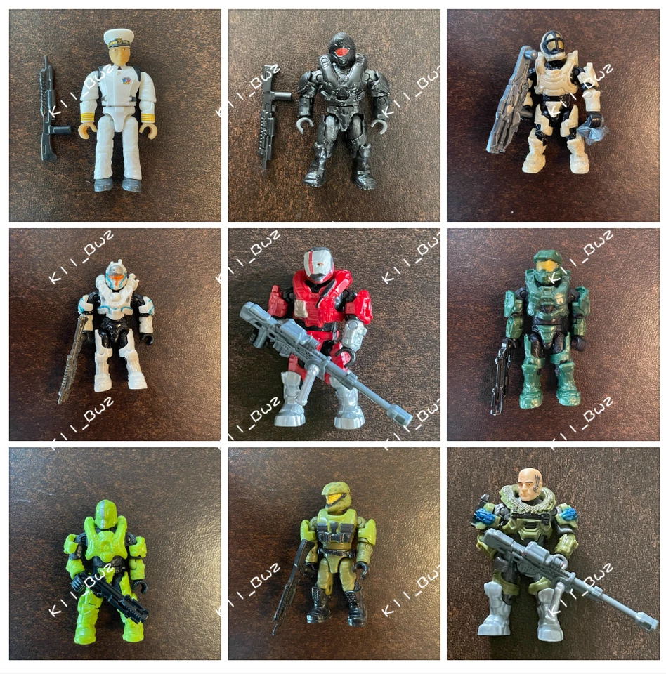 Mega Construx Bloks Halo Commander Spartan Grunt Mule Master Chief 2 Inch Figure - Image 1 of 1