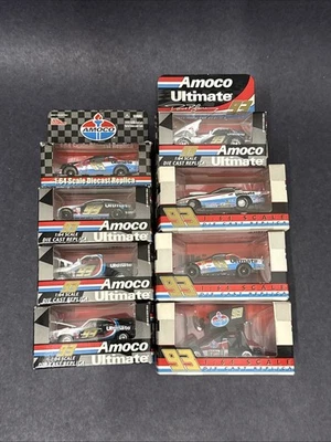 Lot Of 8 Dave Blaney Amoco Ultimate 1:64 NASCAR Racing Champions Diecast NEW - Image 1 of 4