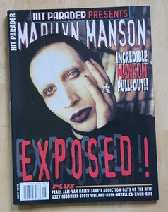 Hit Parader Magazine May 1998 Complete /w Poster Marilyn Manson Exposed! - Picture 1 of 11