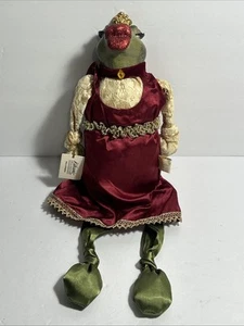Whimsical Wayne Kleski Katherine's Collection 14" Queen Kissing Frog | Rare - Bild 1 von 11