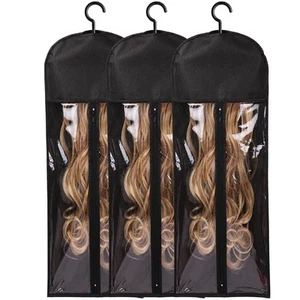3PCS Extra Long Wig Hanger and Storage Bags, Dustproof and Hair Extension1079 - Picture 1 of 7