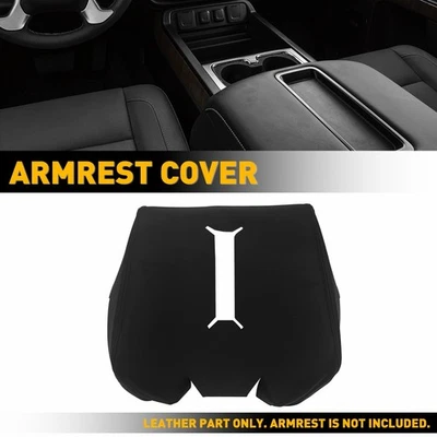 Console Armrest Bucket Seat Cover 1X Fits 2014-2018 GMC Sierra 1500 2500/3500 HD - Imagem 1 de 4