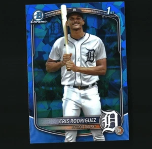 2025 Bowman Chrome Sapphire 1st Cris Rodriguez Detroit Tigers - Bild 1 von 2