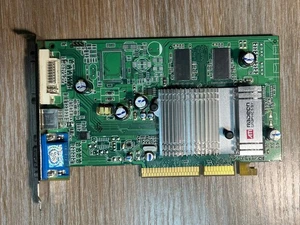 Sapphire ATI Radeon 9600 128MB AGP Video Card VGA DVI S-Video. TESTED - Picture 1 of 5