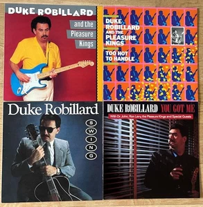 DUKE ROBILLARD lot of 4 original lp's 1983-1988 NEAR MINT vinyl! - Picture 1 of 6