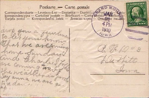 Iowa Grandmound 1910 rejilla circular no estándar 1895-1950 PC. - Imagen 1 de 1