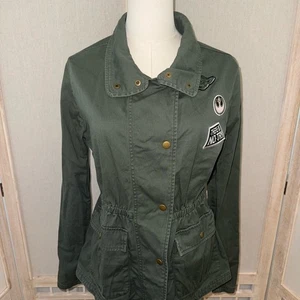 Chaqueta utilitaria Her Universe Olive con parches talla M - Imagen 1 de 8