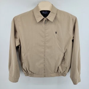 Polo Ralph Lauren Uomo Grande Bi-Swing Harrington Giacca Leggera Zip Up Cachi - Foto 1 di 6