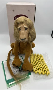 Ashton Drake Cowardly Lion Wizard of Oz Doll in Original Box & COA 10" T - Picture 1 of 20