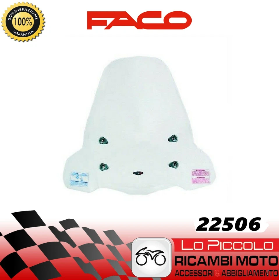 FACO PARABREZZA PARAVENTO ALTO INVERNALE 22506 MALAGUTI PASSWORD K 18 250 - Immagine 1 di 1