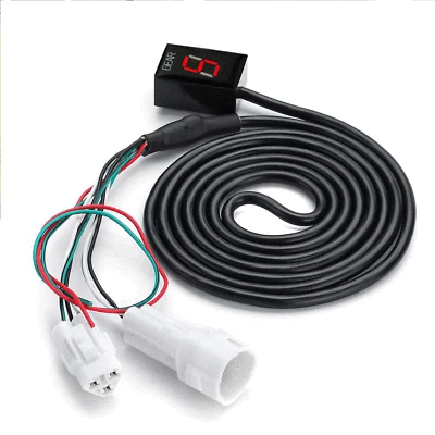 Red LED EFI Motorcycle Gear Indicator for Yamaha YZF-R1 R6 FZ6 FZ8 XJ6N FJR1300 - Image 1 of 4
