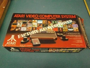 De colección ATARI 2600 paquete completo reacondicionado excelente estado usado - Imagen 1 de 12