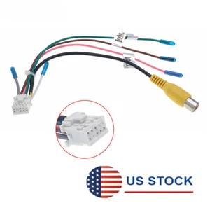 Cable de entrada RCA para cámara de visión trasera de 10 pines para radio estéreo de automóvil Android - EE. UU. - Imagen 1 de 5