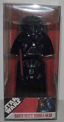 2007 FUNKO WACKY WOBBLER SERIES 1 COLLECTIBLE STAR WARS DARTH VADER BOBBLE-HEAD - Image 1 of 4