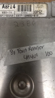 Computadora Ford Ranger 1988 E8TF-12A650-S1C ecu ecm Foto 1 de 4