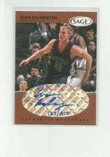 1999 SAGE AUTOGRAPHS BRONZE #A18 EVAN ESCHMEYER   167/650