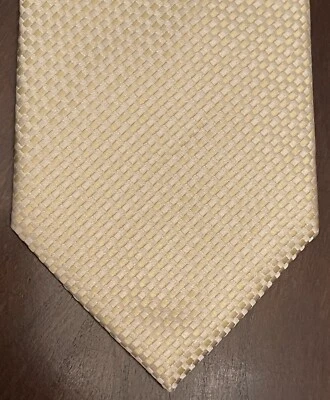 Corbata Jones New York dorada 100 % poliéster para hombre hecha en China Foto 1 de 4