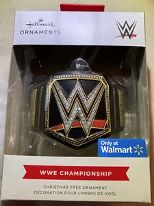 2021 Hallmark Christmas Ornament WWE Championship Belt Walmart New Free Shipping - Picture 1 of 7