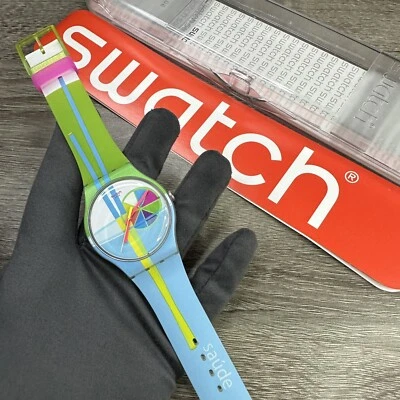 NEW✅LIMITED EDITION✅ Swatch Originals CAIPI Beach 41mm Unisex Watch SUOW124 - Image 1 of 4