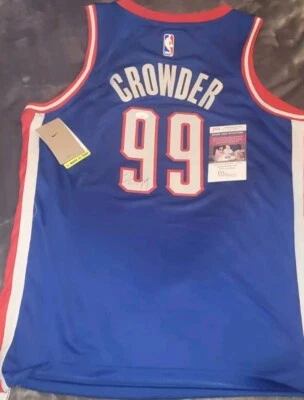 Camiseta firmada por Jae Crowder de los Sacramento Kings certificado de autenticidad JSA autografiada talla 52 XL Foto 1 de 4