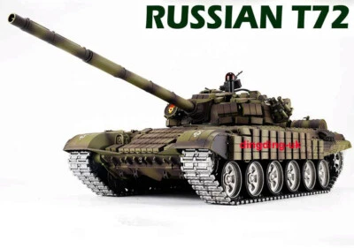 HENGLONG Heng Long Radio Remote Control Tank T72 Main Battle Tank 7.0 Version ERA 1/16