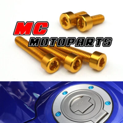Fuel Gas Cap Bolt For Yamaha YZF R1 R6 R125 R25 R3 XSR700 XSR900 XJR1300 XJ6 /N Foto 1 de 4