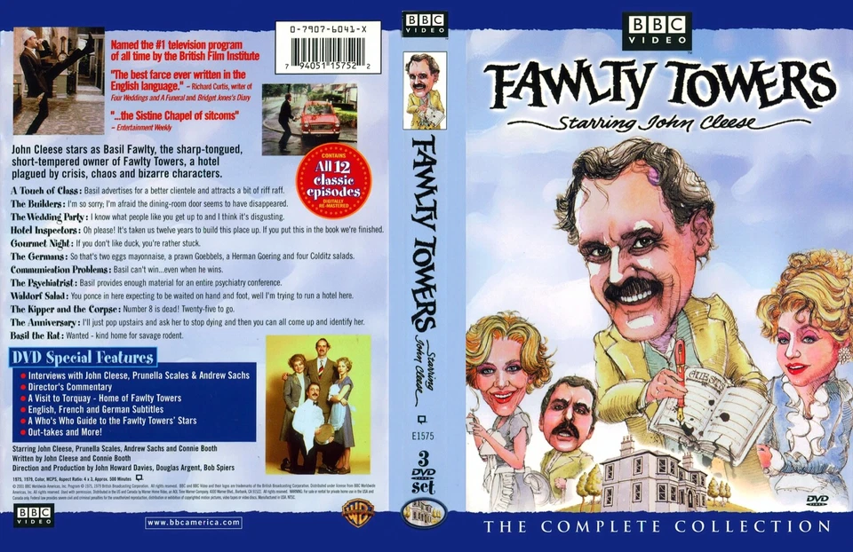 Fawlty Towers: The Complete Collection (3-disc DVD) LIKE-NEW/PLAYS PERFECTLY!!!! - Image 1 of 1