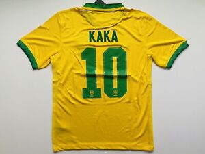 Ricardo Kaka #10 Brazil Soccer Jersey Men Size XXL 2XL Free Ship/Return