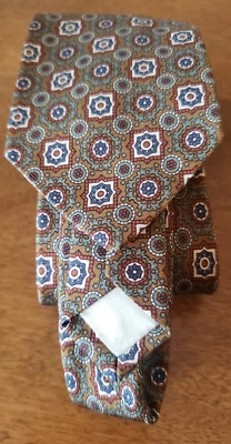 Corbata de seda geométrica vintage años 90 Polo Ralph Lauren para hombre 62" Foto 1 de 4