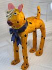 Judie Bomberger SIGNED Quirky CAT SCULPTURE "Murphy" Abstract WHIMSICAL