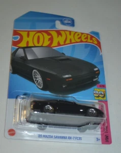 HOT WHEELS 2023 HW: THE 80'S 4/10 - ' 89 MAZDA SAVANNA RX-7 FC3S BLACK - Picture 1 of 5