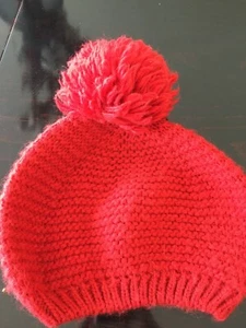 bonpoint girls wool red beret size 4 - Picture 1 of 3