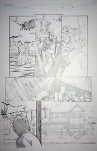 COMIC DER BUND ORIGINAL SIGNIERT BLEISTIFTKUNST CH 3 SEITE 15 VON TONE RODRIGUEZ - Bild 1 von 5