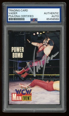 Vader Signed PSA/DNA 1995 WCW Cardz #58 Auto Card - Image 1 of 2