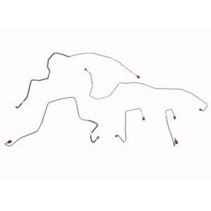 Kit de línea de freno delantero para Ford F-250 Super Duty 2005-06 4x4 acero inoxidable TKT0541SS - Imagen 1 de 2