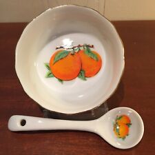 Vintage Condiment Dish with Spoon by John Wagner & Sons, Made in Japan