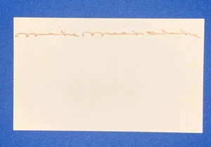 MIKE MICHALSKE PSA Signed 3x5 Index Card 3x NFL CHAMP GREEN BAY PACKERS HOF - Picture 1 of 3