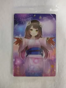 hololive Roboco San oblea hololive Vol.3 tarjeta de perfil YUKATA traje - Imagen 1 de 2