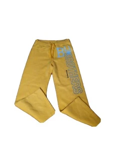 Brothers Youth's New LARGE/12 Yellow Athletic Crop Sweatpants inseam 24"(#b2 - Picture 1 of 5