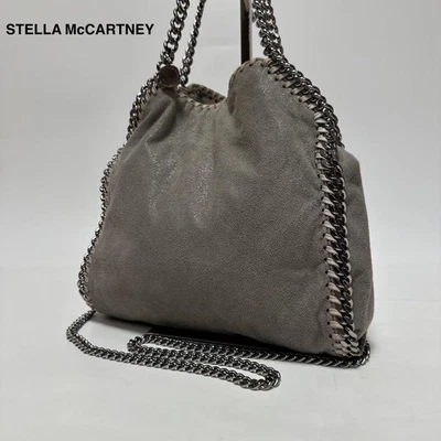 Bolso de Hombro Stella Mccartney Imitación Cuero Falabella Auténtico Gris Mujeres Reino Unido 127871 Foto 1 de 4