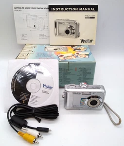 Vivitar Vivicam 4345 kompakte Digitalkamera. Box, Handbuch & Kabel. funktionstüchtig - Bild 1 von 12