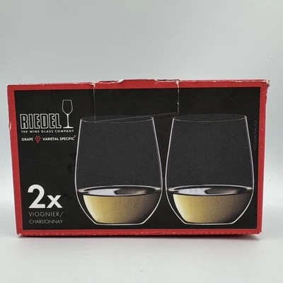 Riedel Viognier /Chardonnay Stemless Wine Glasses~ SET OF 2~11.25 OZ~BOXED - Image 1 of 4