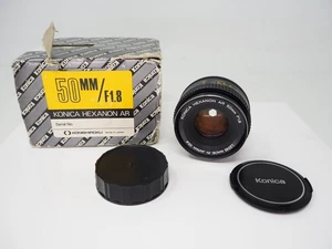 Konica Hexanon AR 50mm f/1.8 Manual Focus Prime Lens - Picture 1 of 5