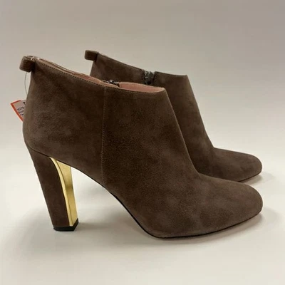 Botines Kate Spade para mujer talla 8 marrón liso de tacón alto Foto 1 de 4